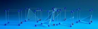 molecular models of primitive unit cells with acrylic lattice planes 