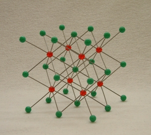 A model of the Caesium Chloride structure