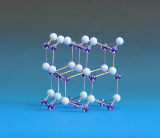 A small model of gallium nitride structure