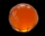 transparent orange ball