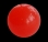 Opaque red ball